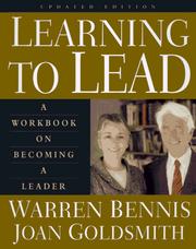 Cover of: Learning to lead: a workbook on becoming a leader