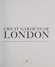Cover of: Great gardens of London