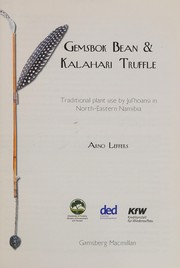 Gemsbok bean & Kalahari truffle by Arno Leffers