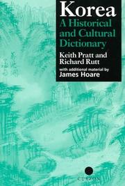 Cover of: Korea: A Historical and Cultural Dictionary (Durham East Asia Series)