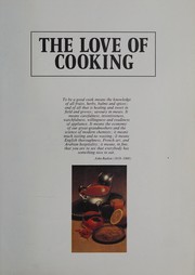 Cover of: The love of cooking.