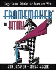 Cover of: FrameMaker to HTML by Ken Jackson