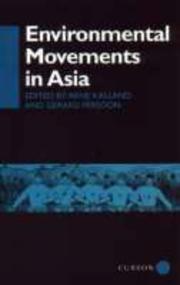 Cover of: Environmental movements in Asia