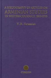 Cover of: A bibliography of articles on Armenian studies in western journals, 1869-1995 by Vrej Nersessian