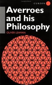 Cover of: Averroes and his philosophy by Oliver Leaman