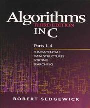 Cover of: Algorithms in C by Robert Sedgewick