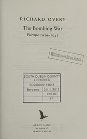 Cover of: The Bombing War by Richard Overy