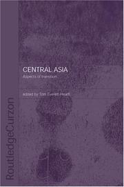 Cover of: Central Asia: aspects of transition