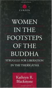 Cover of Women in the footsteps of the Buddha by Kathryn R. Blackstone