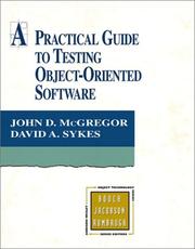 A practical guide to testing object-oriented software by John D. McGregor, David A. Sykes