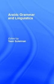 Cover of: Arabic grammar and linguistics