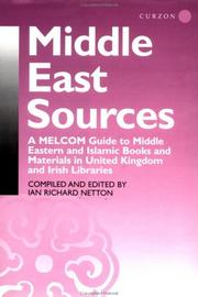 Cover of: Middle East sources | Ian Richard Netton