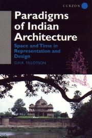 Cover of: Paradigms of Indian Architecture by G. Tillotson