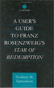 Cover of: A user's guide to Franz Rosenzweig's Star of redemption