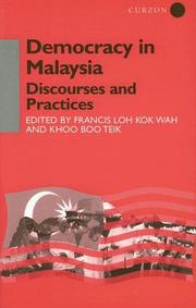 Cover of: Democracy in Malaysia by Khoo Boo T Khoo