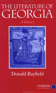 Cover of: The literature of Georgia by Donald Rayfield