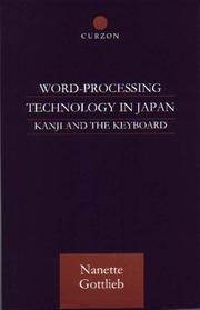 Cover of: Word-Processing Technology in Japan by Nanett Gottlieb