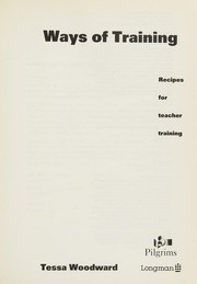 Cover of: Ways of training: recipes for teacher training