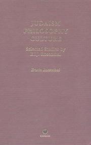 Cover of: Judaism, Philosophy, Culture: Selected Studies by E. I. J. Rosenthal (Curzon Studies in Jewish Philosophy)