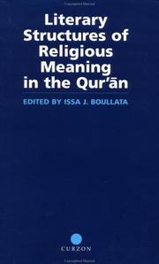 Cover of: Literary structures of religious meaning in the Qur'ān