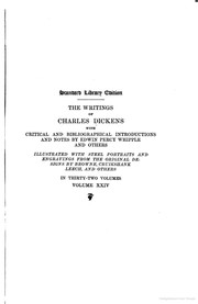 Cover of: Christmas Books: Tales and Sketches: in Two Volumes: Vol. I