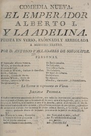 Cover of: El emperador Alberto I y la Adelina by Antonio Valladares de Sotomayor