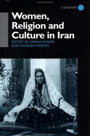 Cover of: Women, Religion and Culture in Iran (Royal Asiatic Society Books) by SARAH ANSARI