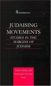 Cover of: Judaising Movements by Tudor Parfitt