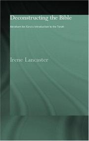 Cover of: Deconstructing the Bible by Irene Lancaster