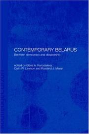 Cover of: Contemporary Belarus by E. Korosteleva