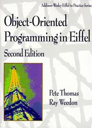 Cover of: Object-oriented programming in Eiffel