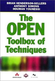 Cover of: The OPEN toolbox of techniques by Brian Henderson-Sellers