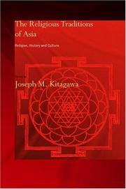 Cover of: Religious Traditions of Asia by J. Kitagawa