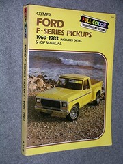 Cover of: Ford F100-350 pickups, 1969-1986, gas & diesel: shop manual