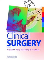 Cover of: Clinical Surgery