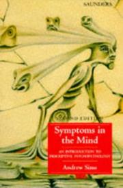 Cover of: Symptoms in the Mind by Andrew C. P. Sims