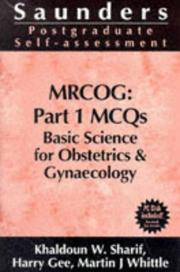 Cover of: MRCOG: Part 1 MCQs: Basic Science for Obstetrics & Gynaecology (MRCOG Study Guides)