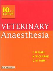 Cover of: Veterinary Anaesthesia