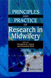 Cover of: Principles and practice of research in midwifery