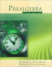 Cover of: Prealgebra by Judith A. Beecher