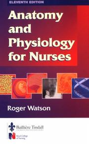 Cover of: Anatomy and Physiology for Nurses