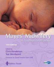 Cover of: Mayes' Midwifery by Christine Henderson, Susan MacDonald