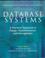 Cover of: Database systems