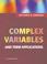 Cover of: Complex variables and their applications
