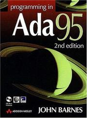 Cover of: Programming in Ada 95 by J. G. P. Barnes