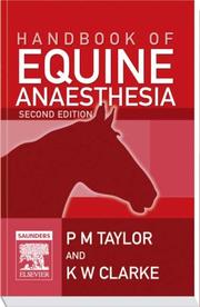 Cover of: Handbook of Equine Anaesthesia