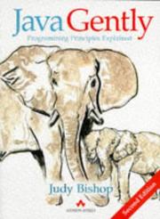 Cover of: Java gently | Bishop, J. M.