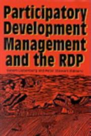 Participatory development management and the RDP by Peter Stewart