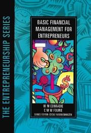 Cover of: Basic Financial Management for Entrepreneurs (The Entrepreneurship) | W. M. Conradie