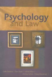 Cover of: Psychology and Law | Colin Tredoux